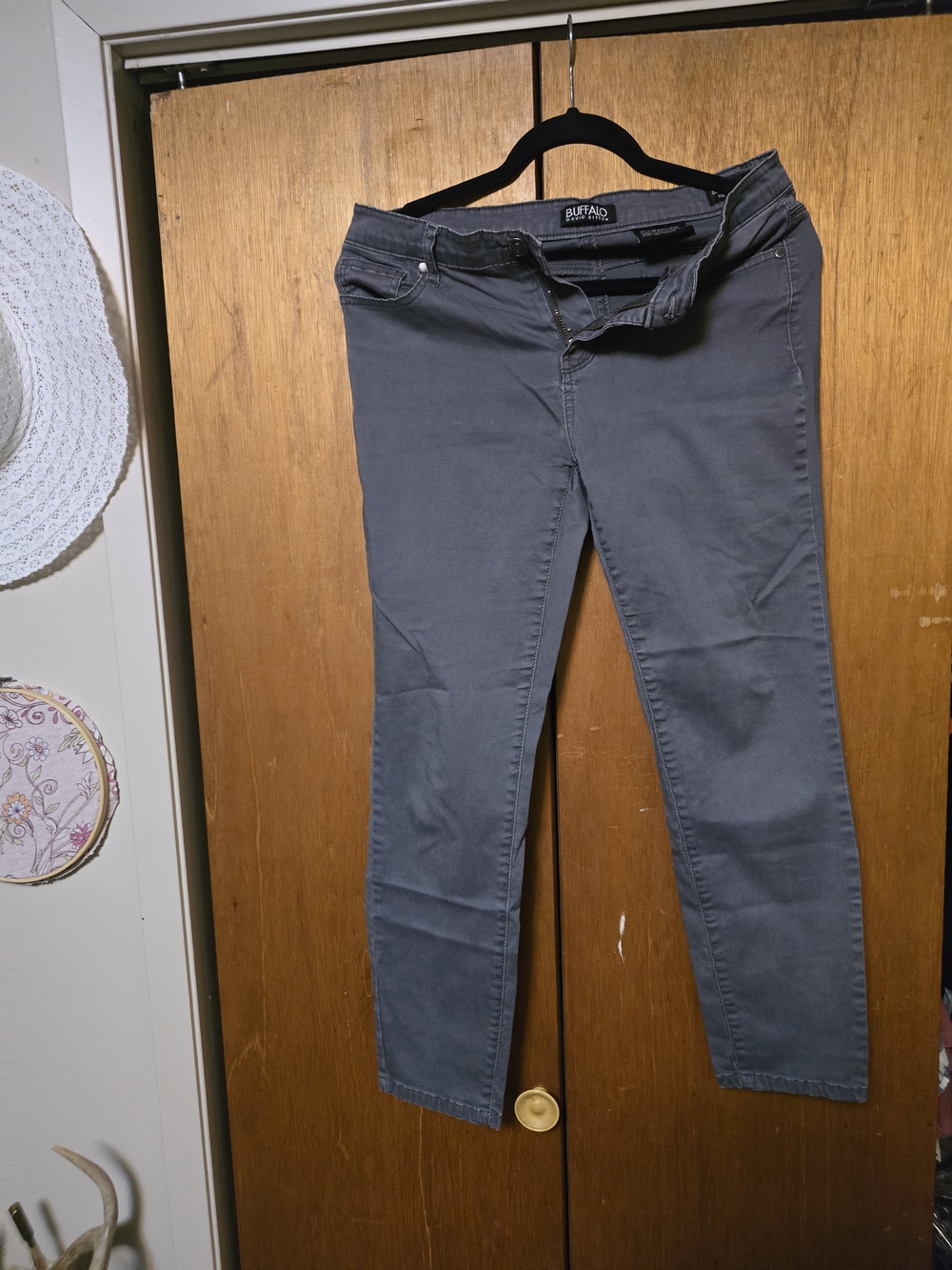 Buffalo David Bitton Women's Gray Skinny Jeans